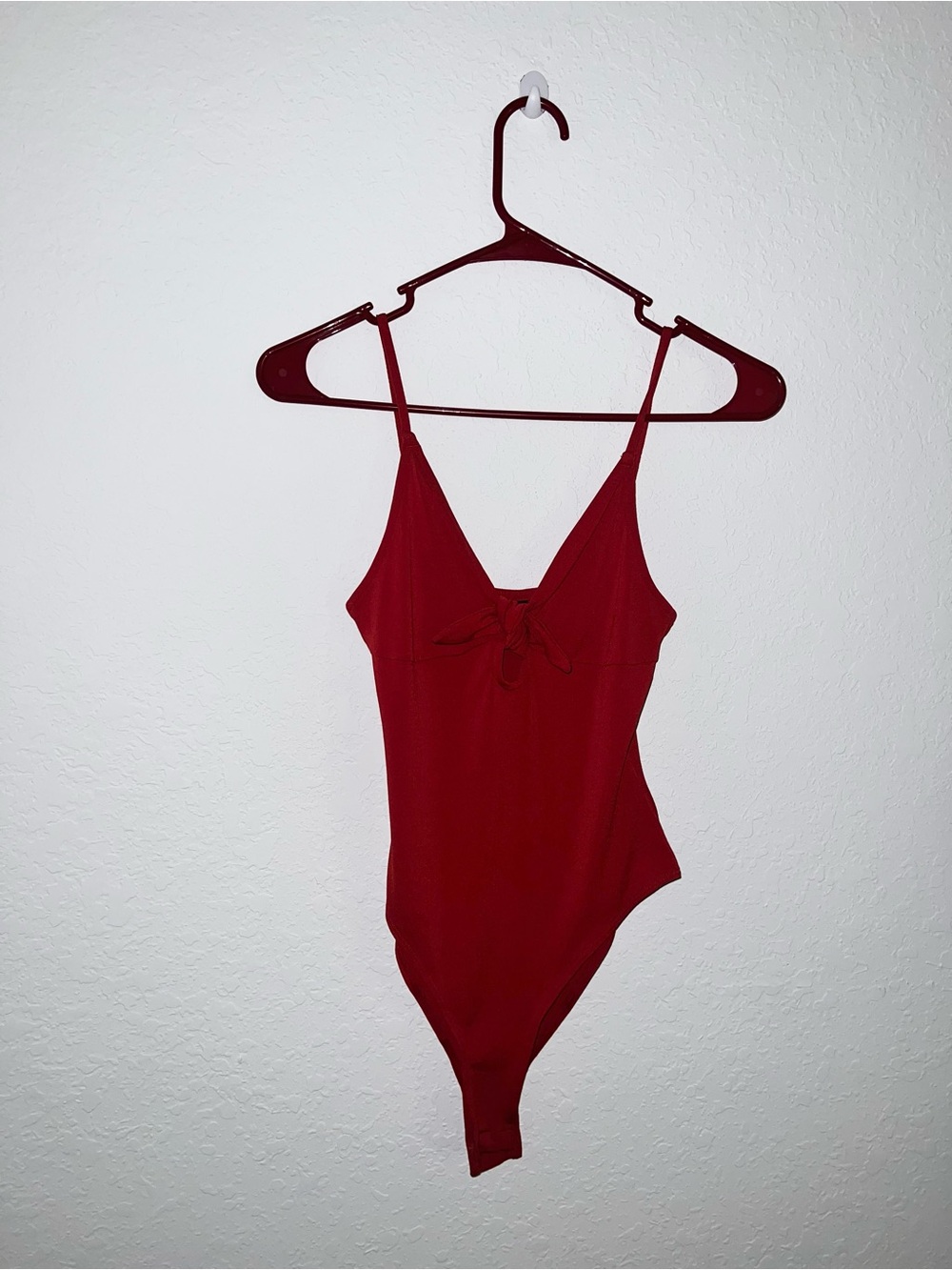Divided by H&M Girls Red Tie-Front One-Piece